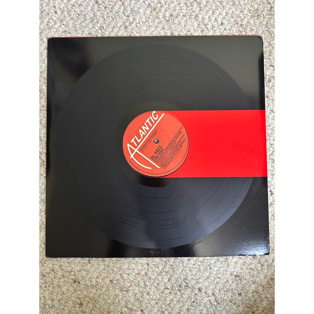 Al Fatz Came Down 12" Vinyl Single Promo Atlantic Records PR 225020 Hip Hop